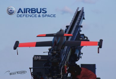 Airbus Drohne beim Abschuss